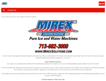 Tablet Screenshot of mirexsolutions.com